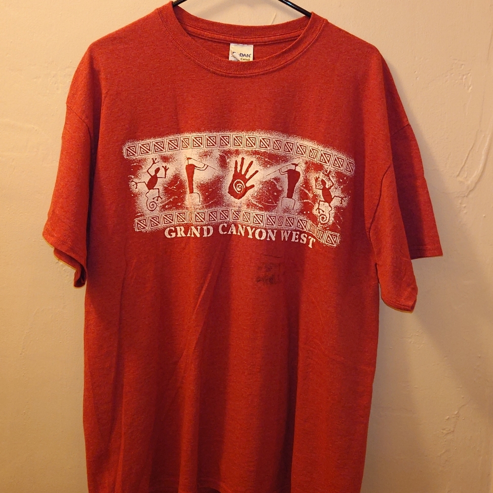 Y2K VINTAGE GRAND CANYON WEST ARIZONA SHIRT BURGUNDY